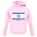 Israel Barcode Style Flag unisex hoodie