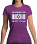 Israel Barcode Style Flag Womens T-Shirt