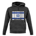 Israel Barcode Style Flag unisex hoodie