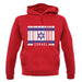 Israel Barcode Style Flag unisex hoodie