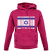 Israel Barcode Style Flag unisex hoodie