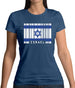 Israel Barcode Style Flag Womens T-Shirt