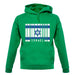 Israel Barcode Style Flag unisex hoodie