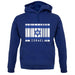 Israel Barcode Style Flag unisex hoodie