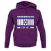 Israel Barcode Style Flag unisex hoodie