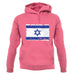 Israel Grunge Style Flag unisex hoodie