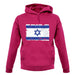 Israel Grunge Style Flag unisex hoodie
