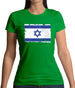 Israel Grunge Style Flag Womens T-Shirt