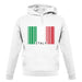 Italy Barcode Style Flag unisex hoodie