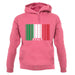 Italy Barcode Style Flag unisex hoodie