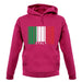 Italy Barcode Style Flag unisex hoodie