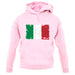 Italy Grunge Style Flag unisex hoodie