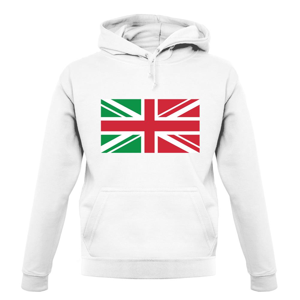 Italy Union Jack Flag unisex hoodie