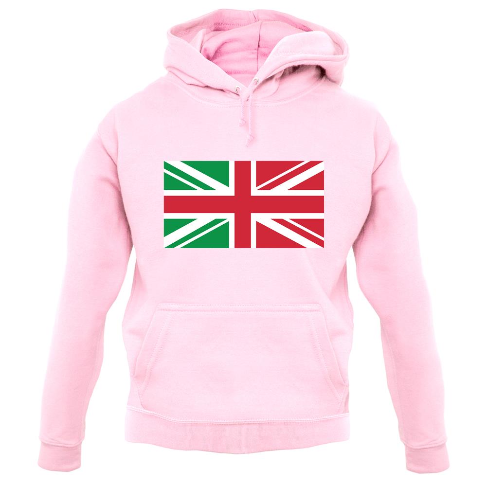 Italy Union Jack Flag unisex hoodie