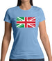 Italy Union Jack Flag Womens T-Shirt