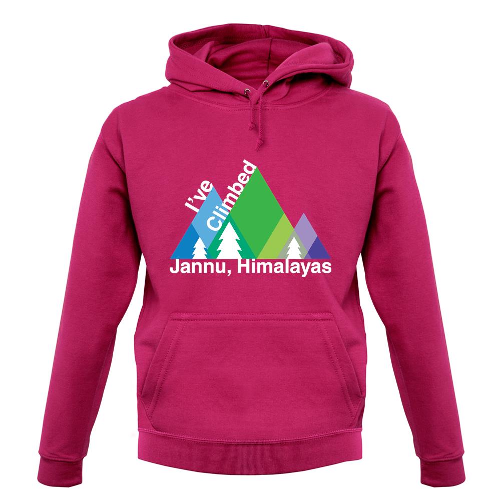 I'Ve Climbed Jannu, Jimalayas unisex hoodie