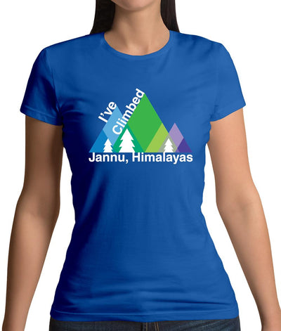I'Ve Climbed Jannu, Jimalayas Womens T-Shirt