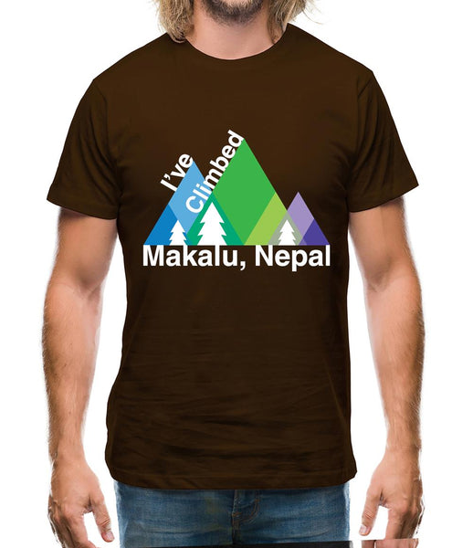 I'Ve Climbed Makalu, Nepal Mens T-Shirt