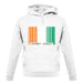 Ivory Coast  Barcode Style Flag unisex hoodie