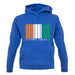 Ivory Coast  Barcode Style Flag unisex hoodie