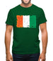 Ivory Coast  Grunge Style Flag Mens T-Shirt