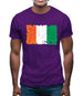 Ivory Coast  Grunge Style Flag Mens T-Shirt