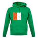 Ivory Coast  Grunge Style Flag unisex hoodie