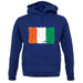 Ivory Coast  Grunge Style Flag unisex hoodie