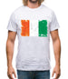 Ivory Coast  Grunge Style Flag Mens T-Shirt