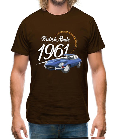 British Made 1961 - E-Type Mens T-Shirt