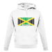Jamaica Barcode Style Flag unisex hoodie