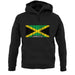 Jamaica Barcode Style Flag unisex hoodie