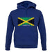 Jamaica Barcode Style Flag unisex hoodie