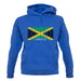 Jamaica Barcode Style Flag unisex hoodie