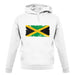 Jamaica Grunge Style Flag unisex hoodie