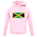 Jamaica Grunge Style Flag unisex hoodie