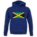 Jamaica Grunge Style Flag unisex hoodie