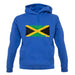 Jamaica Grunge Style Flag unisex hoodie