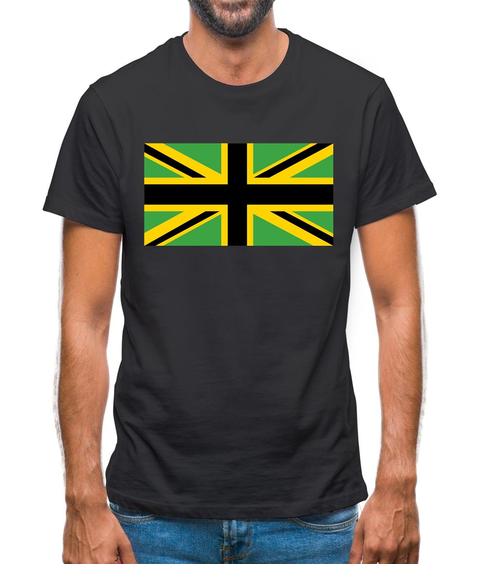 Jamaican Union Jack Mens T-Shirt