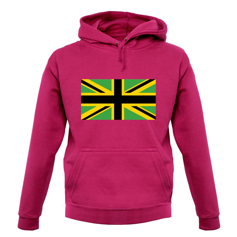 Jamaican Union Jack unisex hoodie