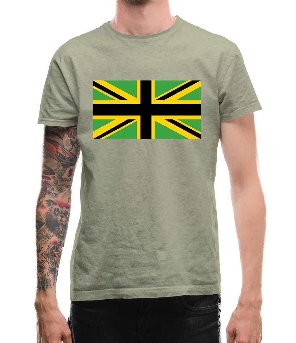 Jamaican Union Jack Mens T-Shirt