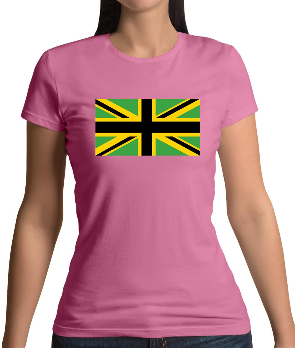 Jamaican Union Jack Womens T-Shirt