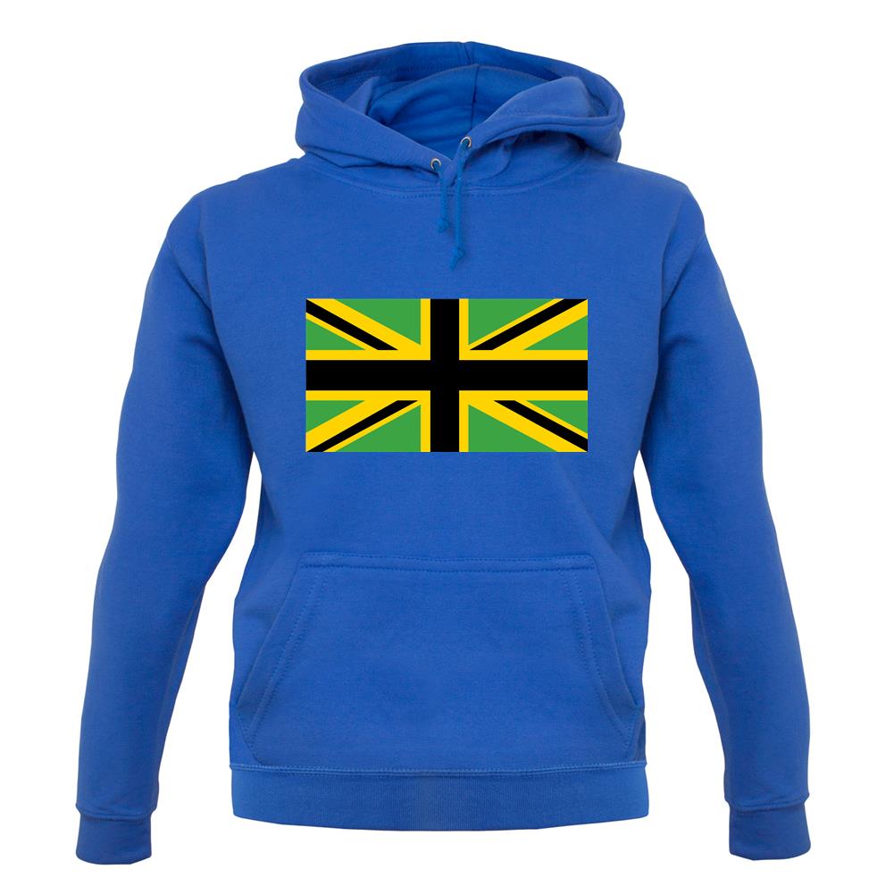 Jamaican Union Jack unisex hoodie