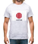 Japan Barcode Style Flag Mens T-Shirt