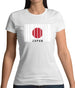 Japan Barcode Style Flag Womens T-Shirt