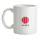 Japan Barcode Style Flag Ceramic Mug