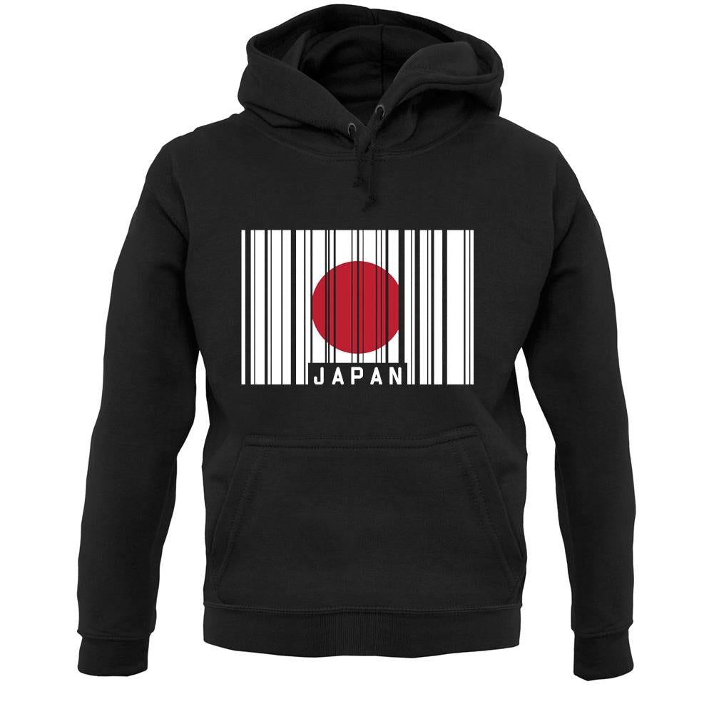 Japan Barcode Style Flag Unisex Hoodie