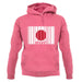 Japan Barcode Style Flag unisex hoodie