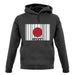 Japan Barcode Style Flag unisex hoodie