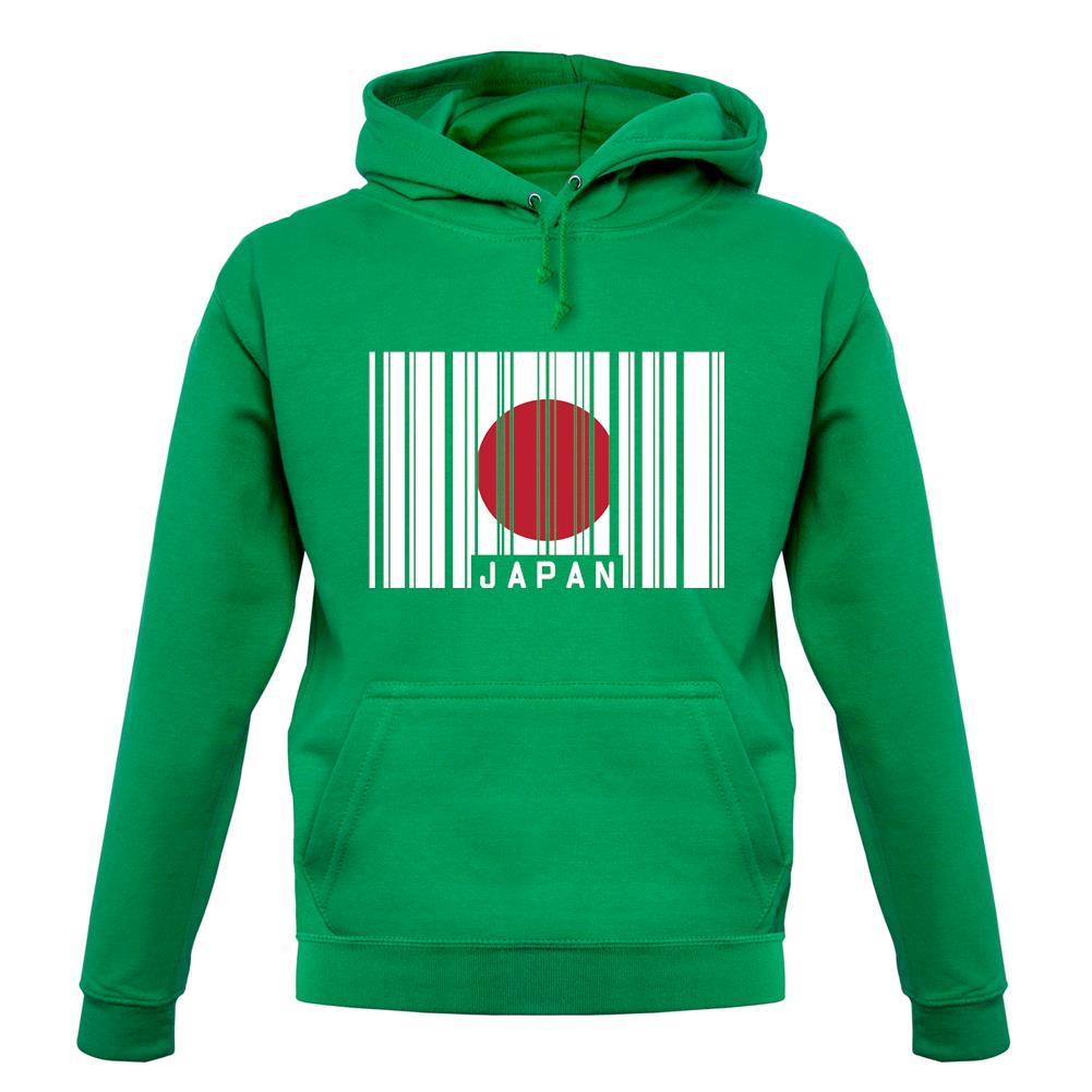 Japan Barcode Style Flag unisex hoodie